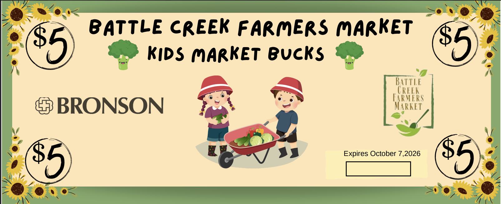 kids market bucks graphic 2026